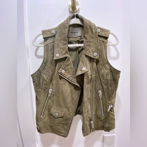 BlankNYV army green suede vest